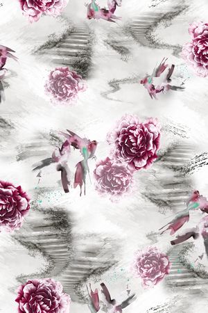 素雅印花华亿平台图片