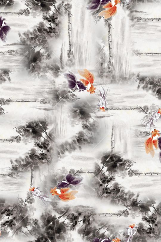 素雅印花华亿平台图片