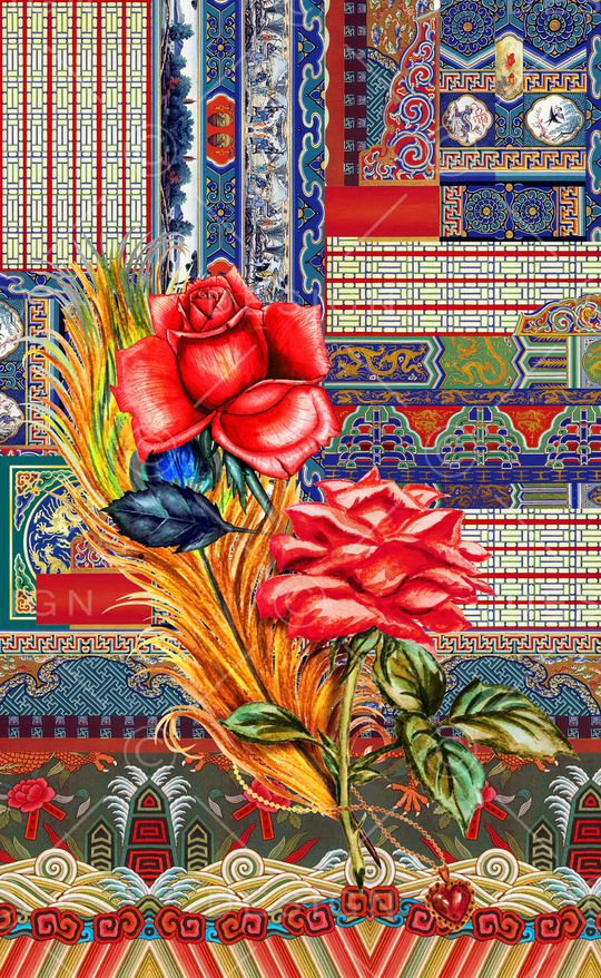 数码华亿平台印花华亿平台图片