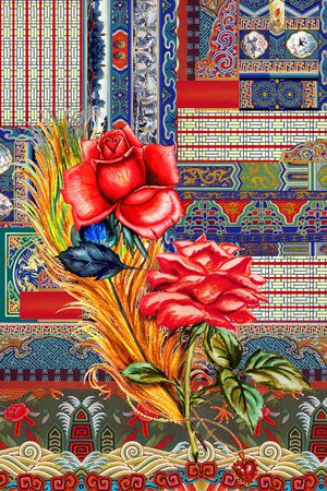 数码华亿平台印花华亿平台图片