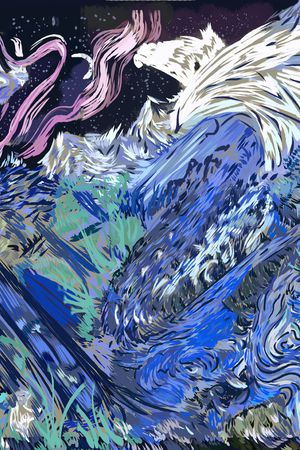 线条印花华亿平台图片