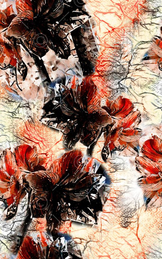 中国风印花华亿平台图片