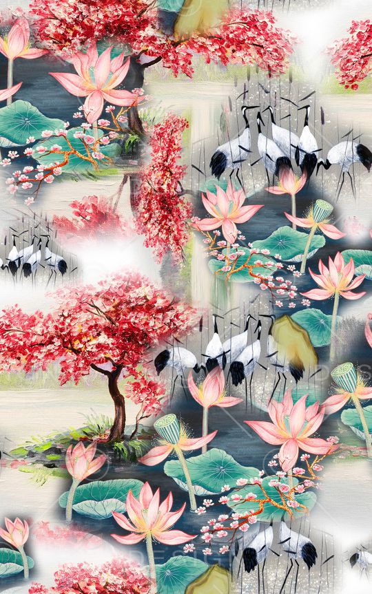 抽象印花华亿平台图片