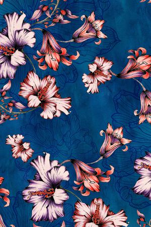 中国风印花华亿平台图片