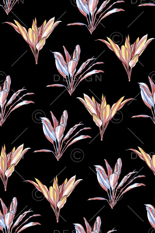 植物印花华亿平台图片