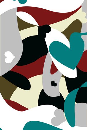 抽象印花华亿平台图片