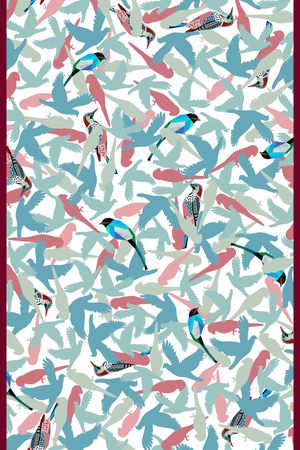 鸟印花华亿平台图片