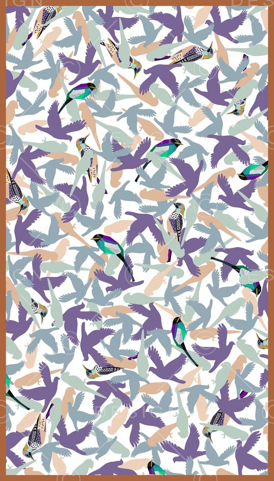 鸟印花华亿平台图片