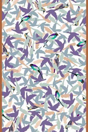 鸟印花华亿平台图片