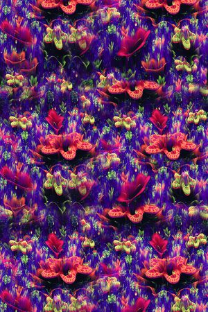 抽象印花华亿平台图片