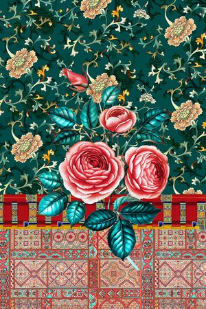 数码华亿平台印花华亿平台图片