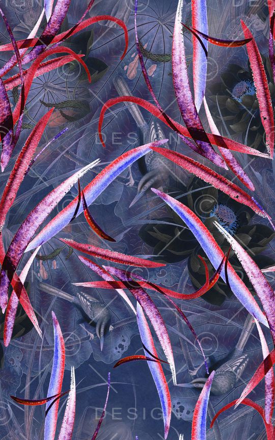 中国风印花华亿平台图片