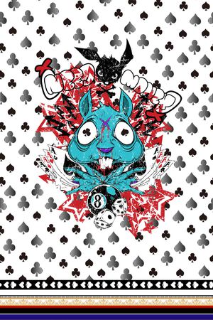 字母印花华亿平台图片