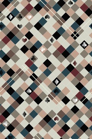 格子印花华亿平台图片