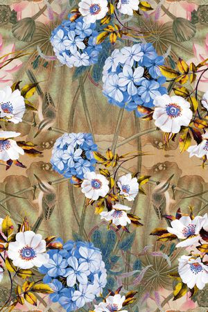 中国风印花华亿平台图片