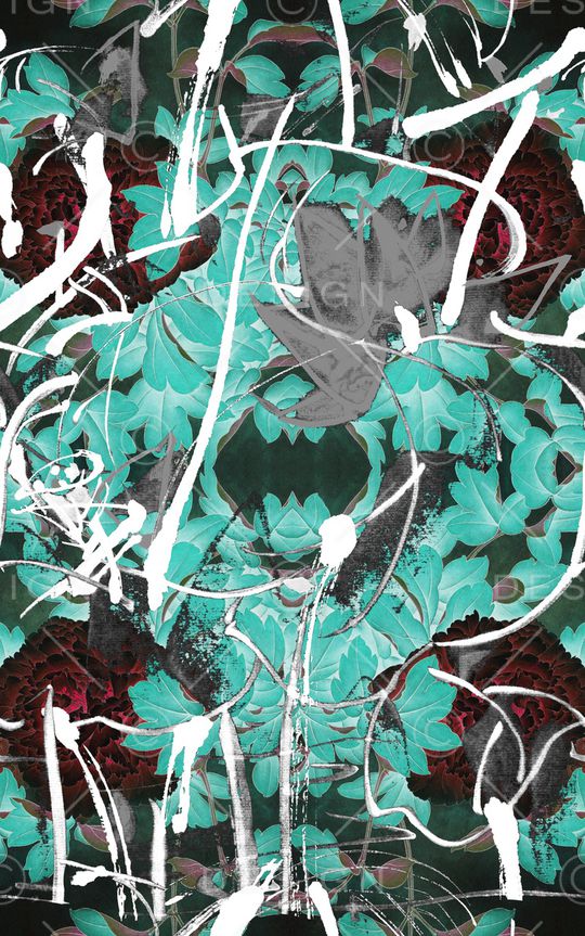 中国风印花华亿平台图片