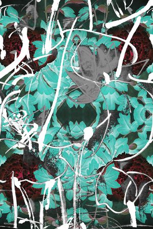 中国风印花华亿平台图片