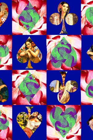 格子印花华亿平台图片