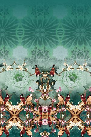 中国风印花华亿平台图片