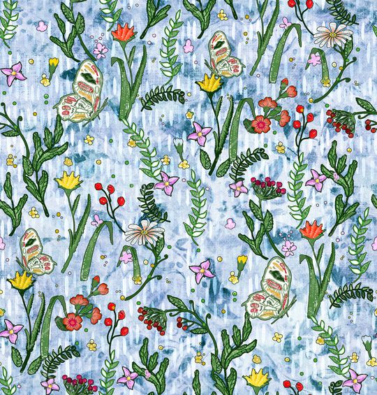 植物印花华亿平台图片