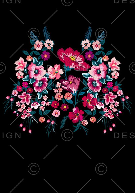 胸前独幅印花华亿平台图片