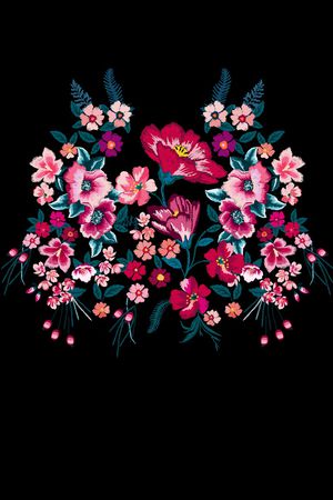 胸前独幅印花华亿平台图片