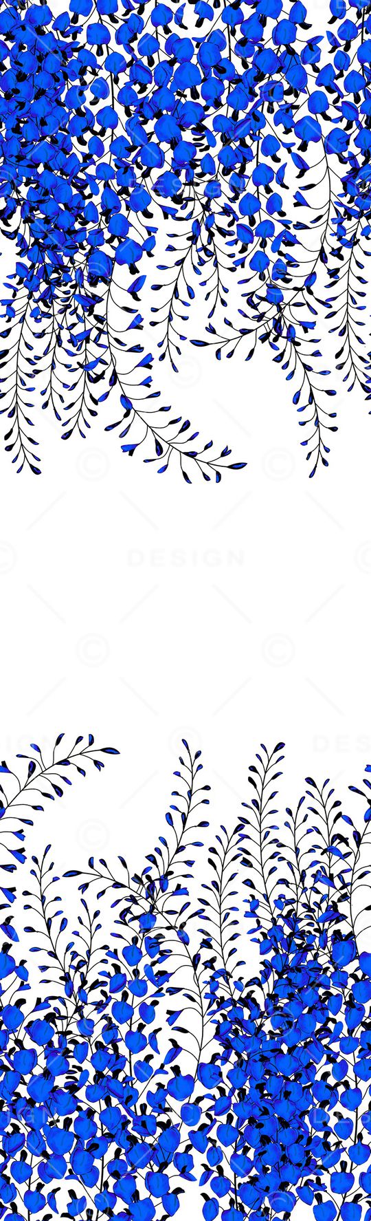 手绘花卉印花华亿平台图片