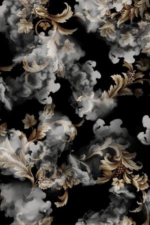 烟雾印花华亿平台图片