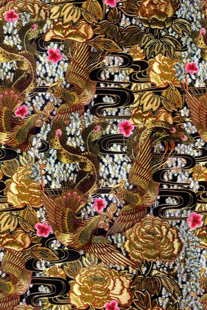 中国风印花华亿平台图片