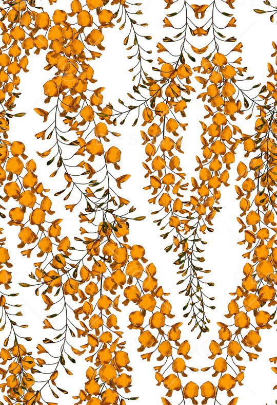 手绘花卉印花华亿平台图片