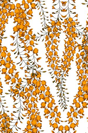 手绘花卉印花华亿平台图片