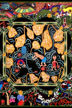 民族风印花华亿平台图片