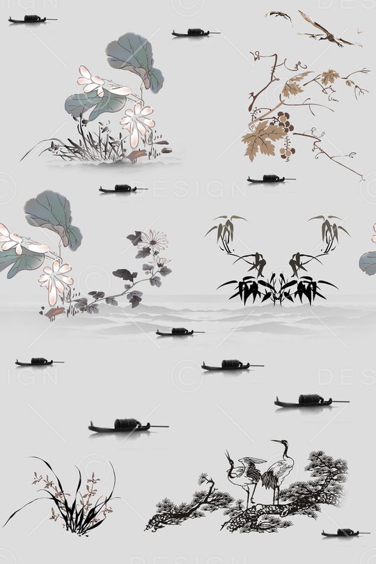 鸟印花华亿平台图片