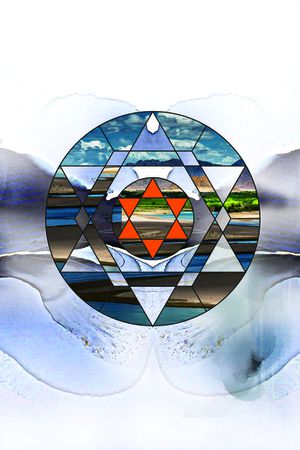 抽象印花华亿平台图片