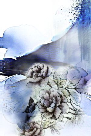 抽象印花华亿平台图片