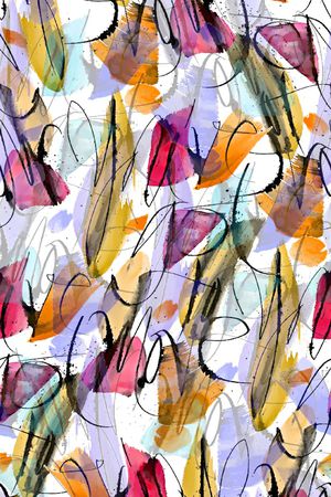 抽象印花华亿平台图片