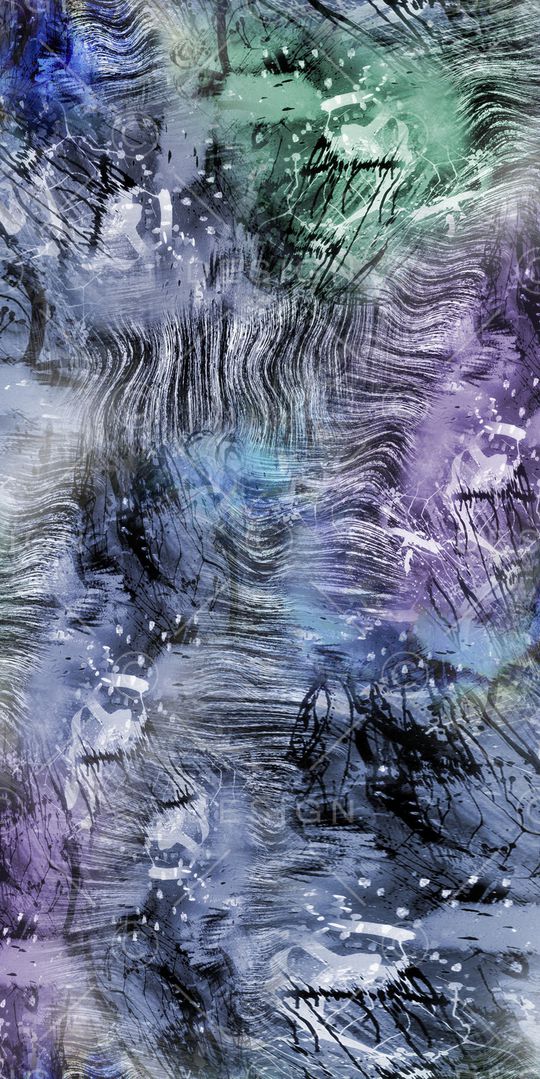 抽象男装印花华亿平台图片