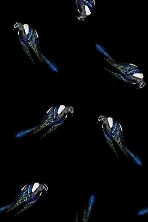 抽象男装印花华亿平台图片