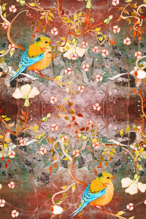 中国风印花华亿平台图片