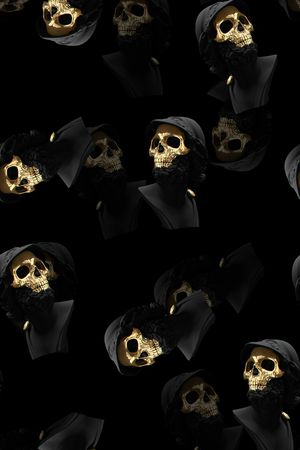 抽象男装印花华亿平台图片