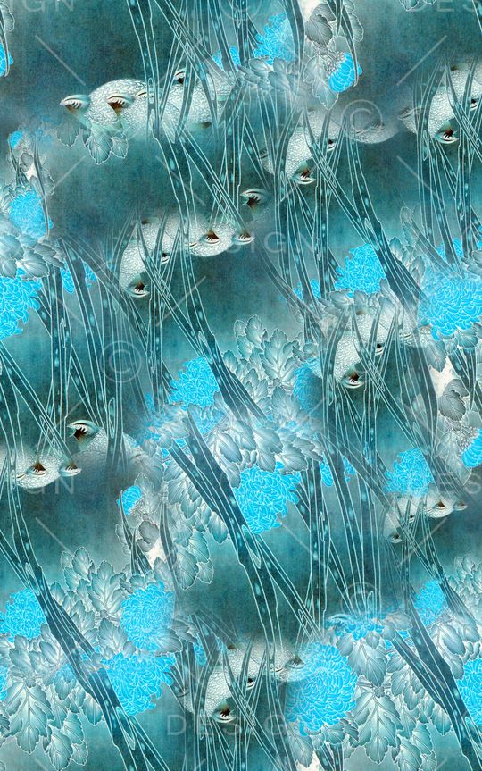 中国风印花华亿平台图片