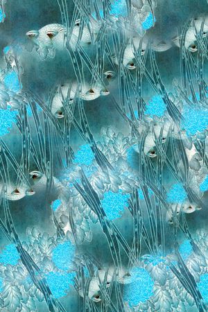 中国风印花华亿平台图片