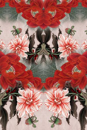 中国风印花华亿平台图片