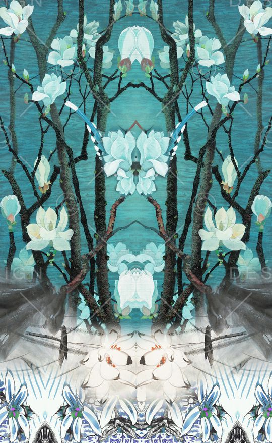 中国风印花华亿平台图片