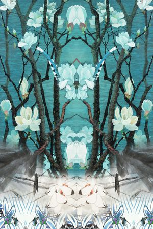 中国风印花华亿平台图片