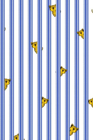 条纹印花华亿平台图片