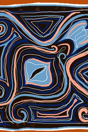 线条印花华亿平台图片