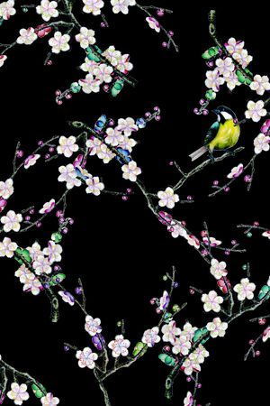 植物印花华亿平台图片