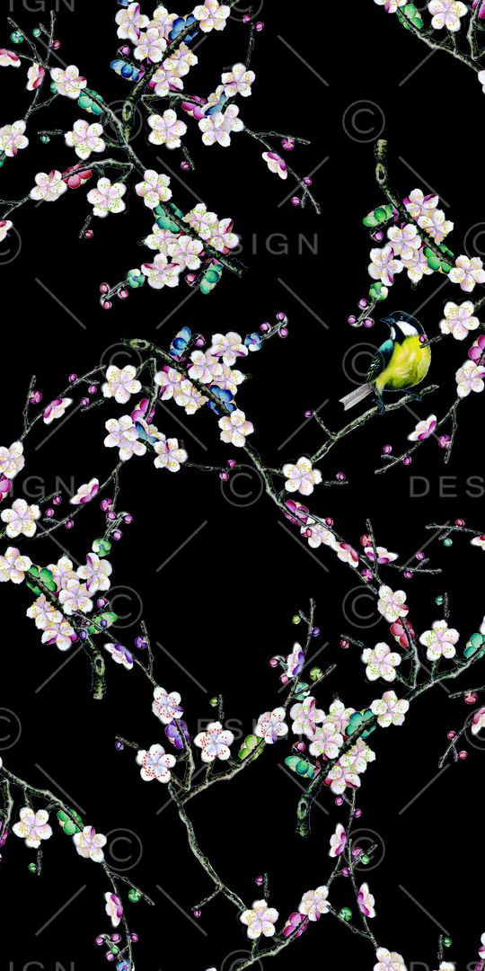 植物印花华亿平台图片