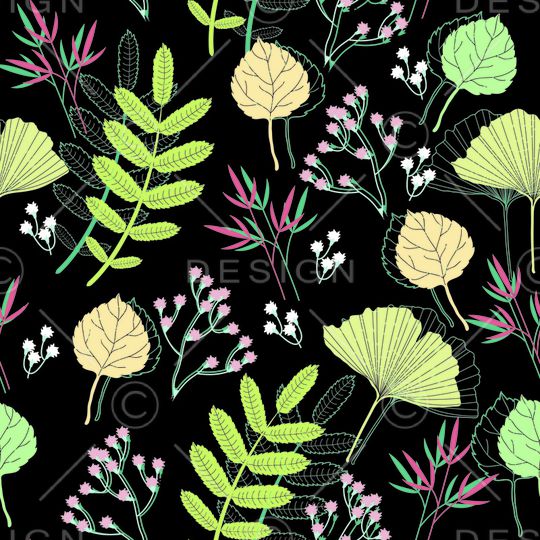 植物印花华亿平台图片